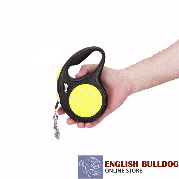 Everyday Use Retractable Leash Neon Design for Total Safety